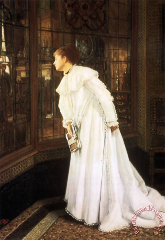 The Stairs painting - James Jacques Joseph Tissot The Stairs Art Print
