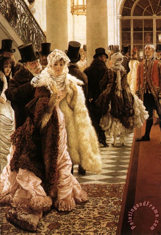 James Jacques Joseph Tissot The Woman of Fashion Art Painting