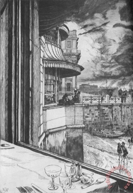 James Jacques Joseph Tissot Trafalgar Tavern, Greenwich Art Print