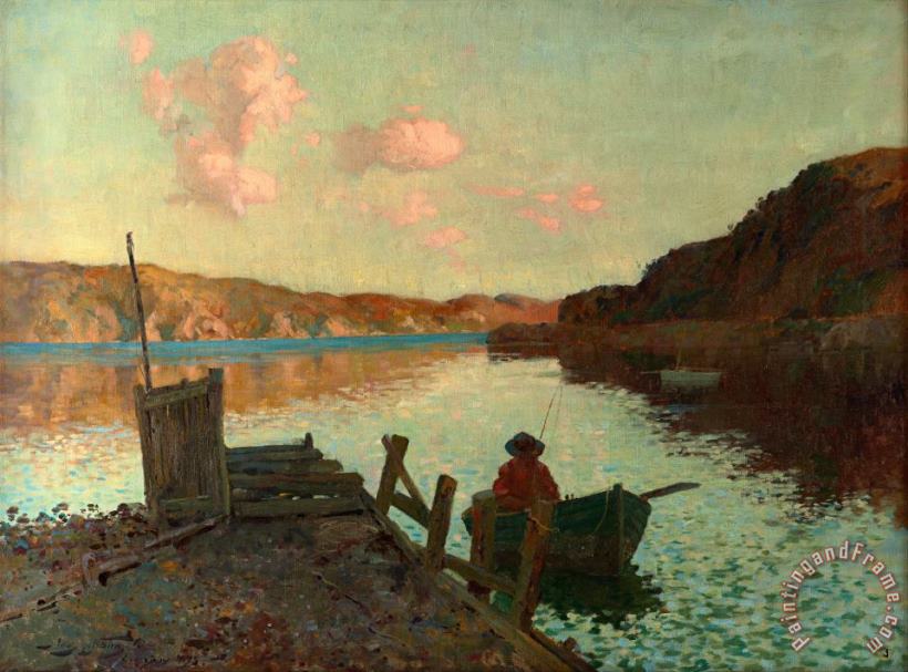 James M. Nairn Evans Bay Art Print