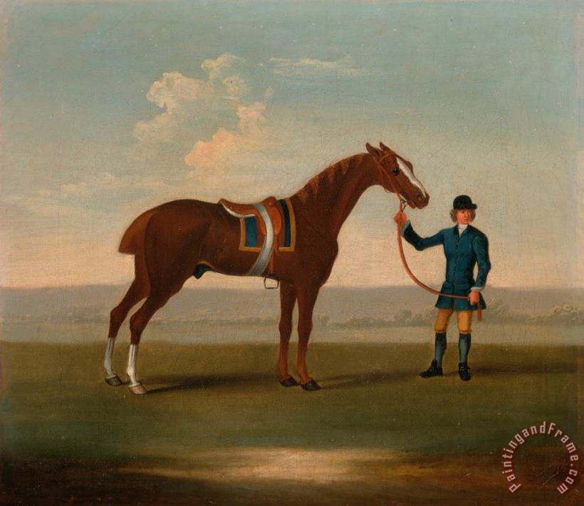 One of Four Portraits of Horses painting - James Seymour One of Four Portraits of Horses Art Print