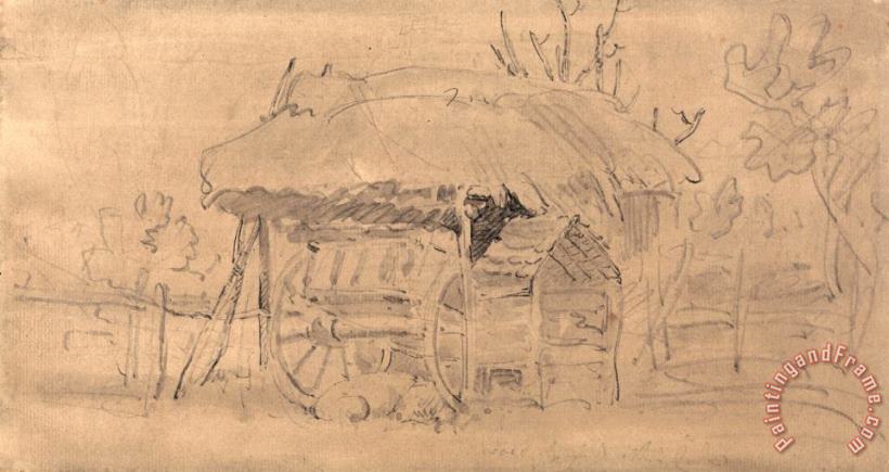 A Farm Cart painting - James Ward A Farm Cart Art Print