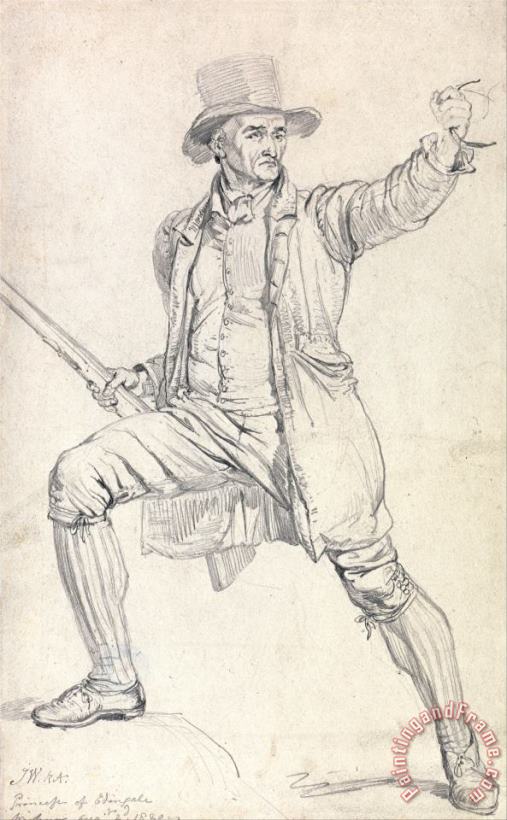 A Study for The Central Character in Ward's Painting 