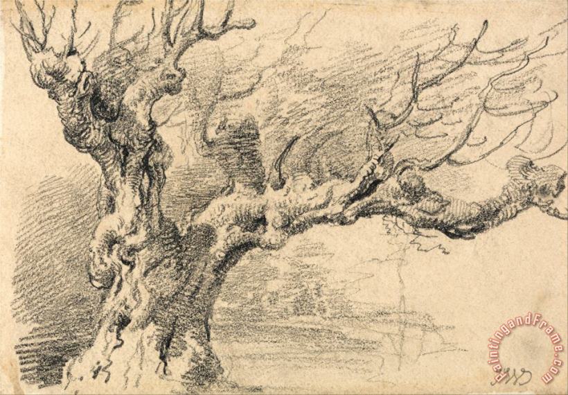 An Old Oak Tree painting - James Ward An Old Oak Tree Art Print