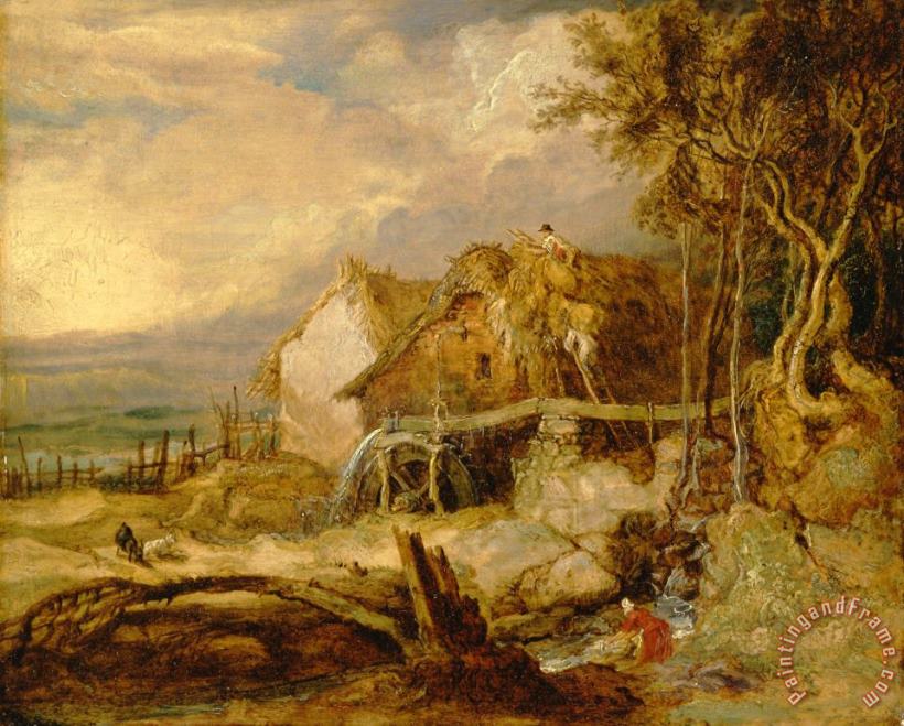James Ward An Overshot Mill Art Painting