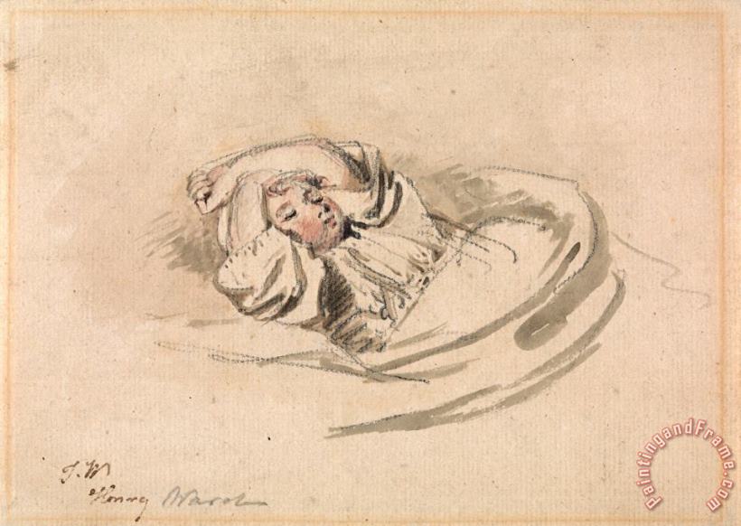 James Ward The Artist's Son, Henry, Asleep Art Print