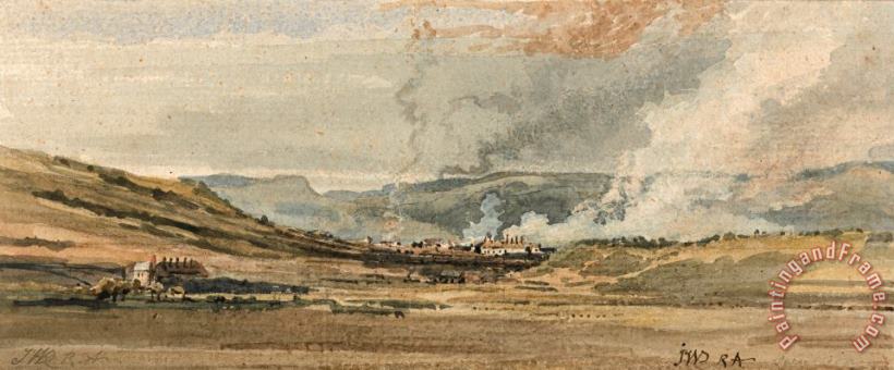 View Near Swansea, South Wales painting - James Ward View Near Swansea, South Wales Art Print