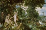 The Garden of Eden with the Fall of Man by Jan Brueghel and Rubens
