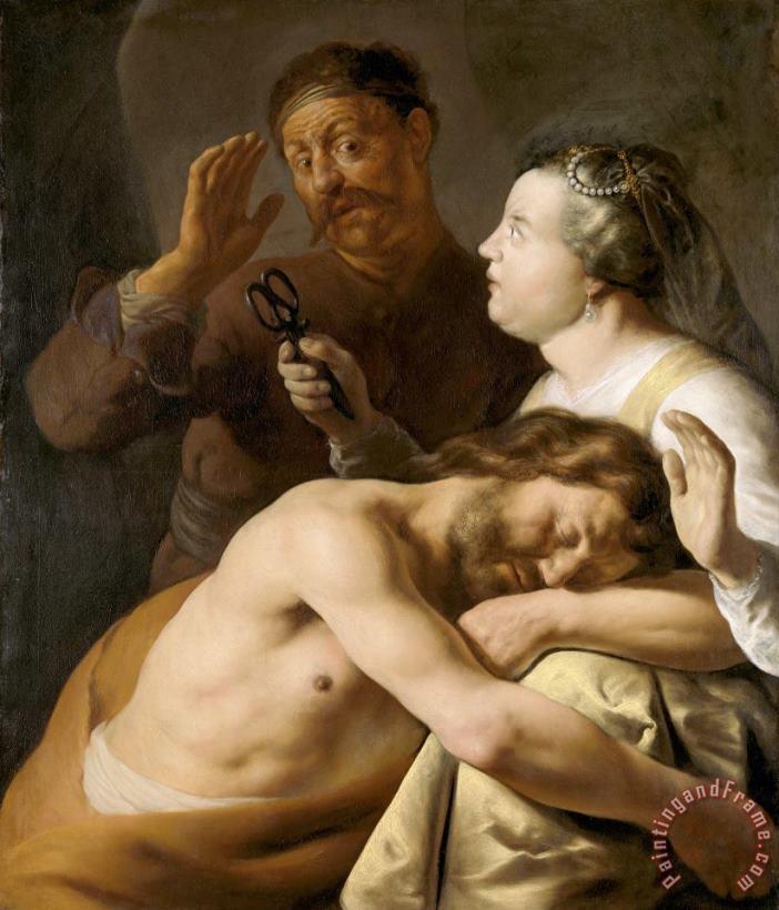 Jan Lievens Samson And Delilah Art Painting