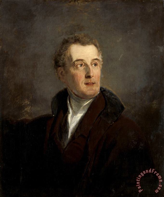 Jan Willem Pieneman Portrait Study of Arthur Wellesley, Duke of Wellington Art Painting