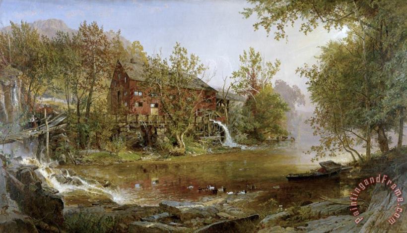 Jasper Francis Cropsey The Old Mill Art Painting