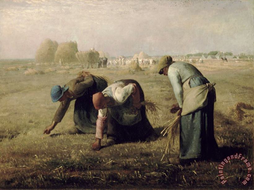 Gleaners painting - Jean-Francois Millet Gleaners Art Print