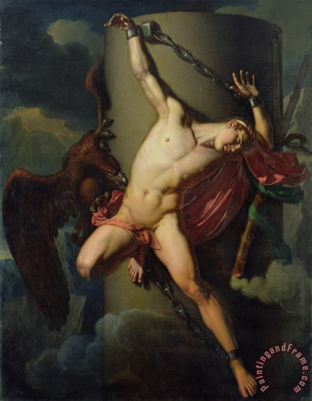Jean-Louis-Cesar Lair The Torture of Prometheus Art Painting