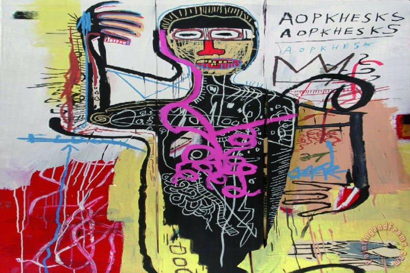Jean-michel Basquiat Basquiat 60x40 Final Art Painting