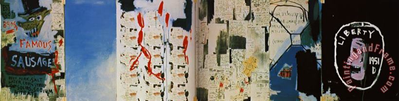 Jean-michel Basquiat Brother S Sausage Art Print