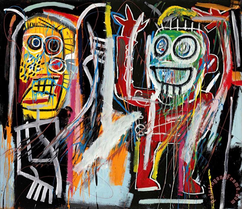 Jean-michel Basquiat Dustheads, 1982 Art Painting