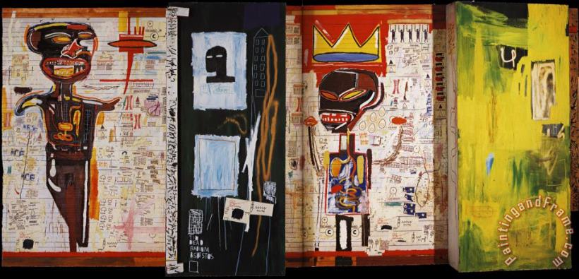 Grillo painting - Jean-michel Basquiat Grillo Art Print