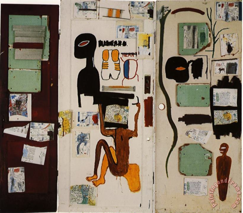 Jean-michel Basquiat J S Milagro Art Painting
