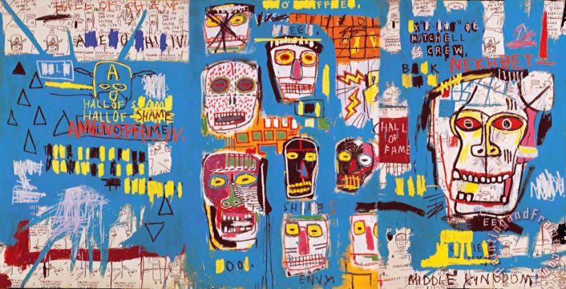 Jean-michel Basquiat Mitchell Crew Art Painting