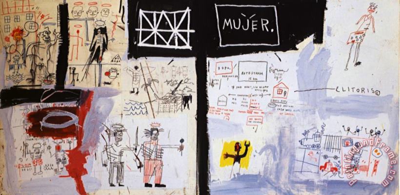Jean-michel Basquiat Price of Gasoline in The Third World Art Painting