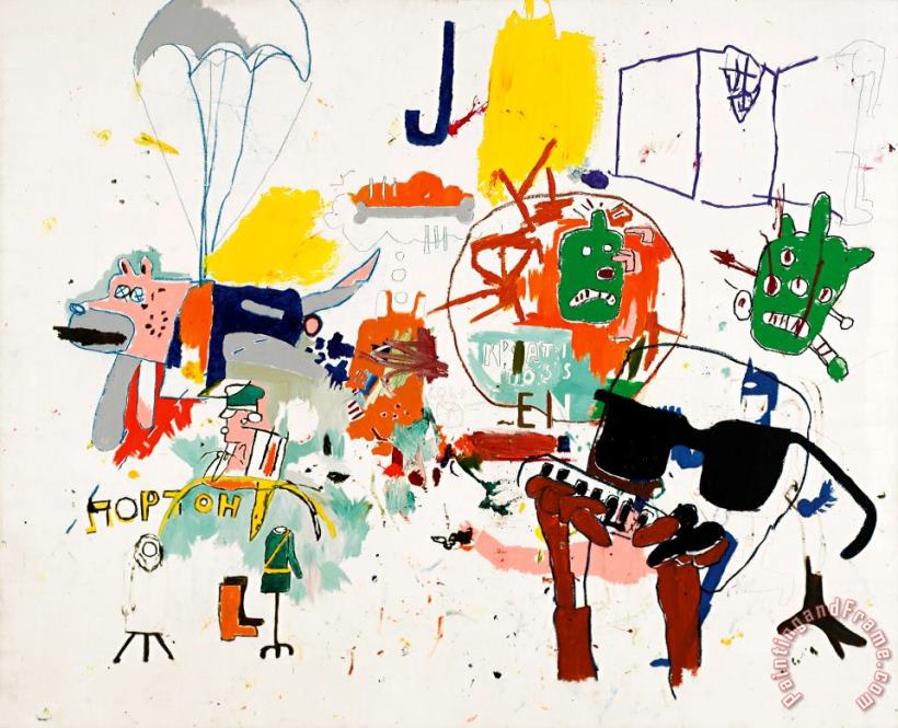 Jean-michel Basquiat Untitled Art Painting