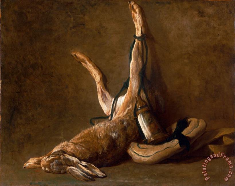 Jean-Simeon Chardin Still Life with a Hare Art Print