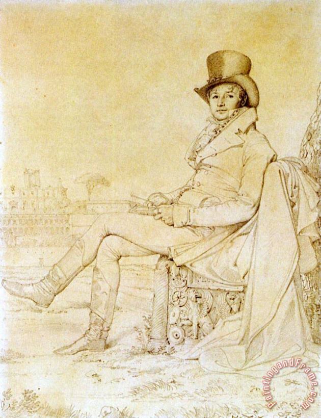 Jean Auguste Dominique Ingres Lucien Bonaparte Art Painting