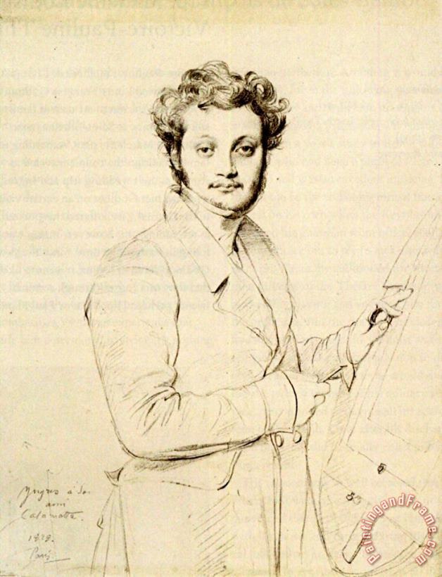 Jean Auguste Dominique Ingres Luigi Calamatta Art Print