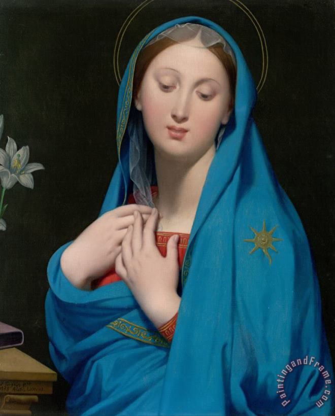 Virgin of The Adoption painting - Jean Auguste Dominique Ingres Virgin of The Adoption Art Print