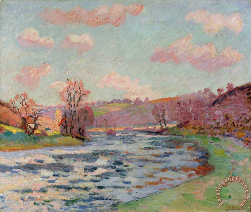 Banks of the Creuse painting - Jean Baptiste Armand Guillaumin Banks of the Creuse Art Print
