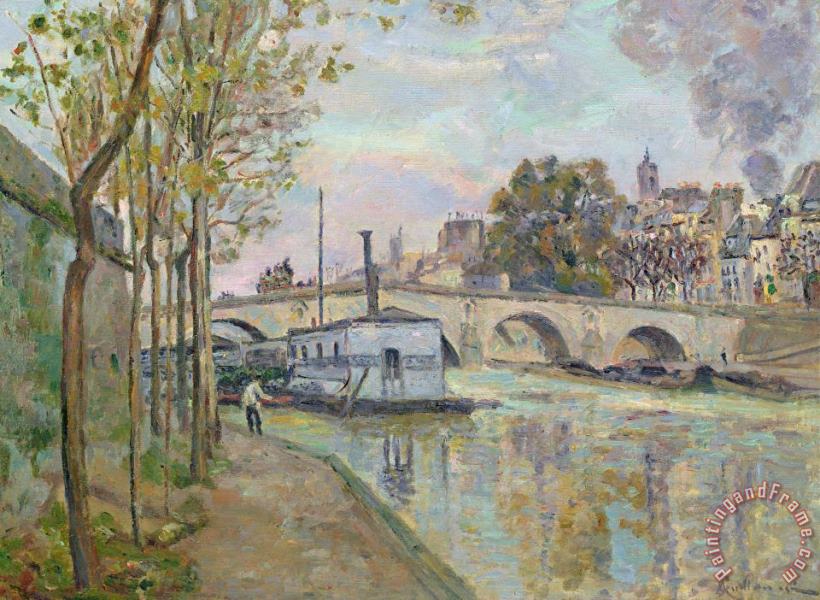 Jean Baptiste Armand Guillaumin The Seine In Paris Art Print