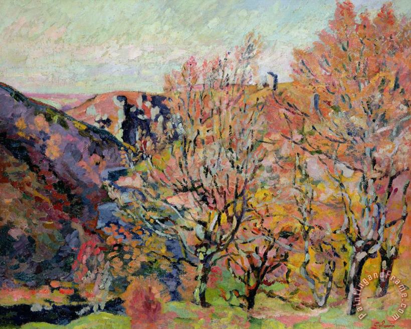Jean Baptiste Armand Guillaumin The Valley of the Sedelle in Crozant Art Print