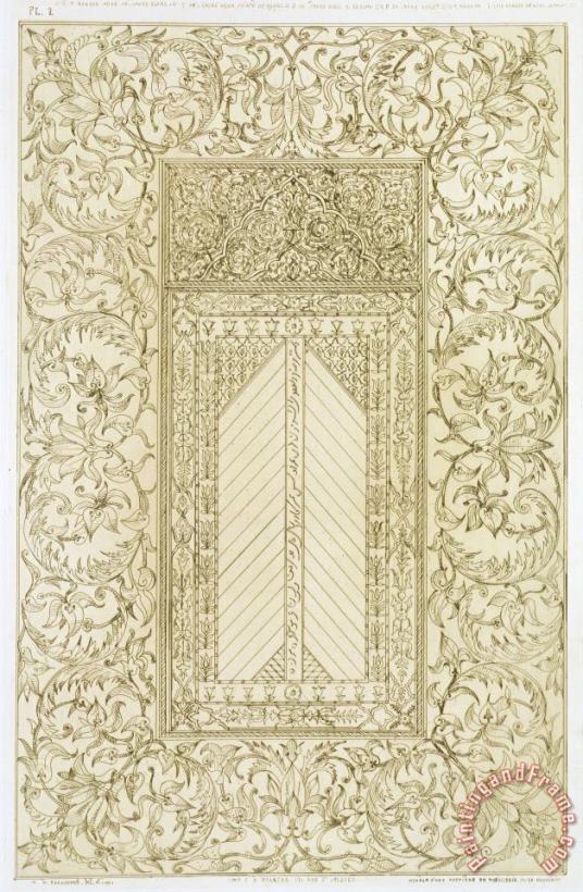 Jean Francois Albanis de Beaumont Example Of A Turkish Chimney Art Print
