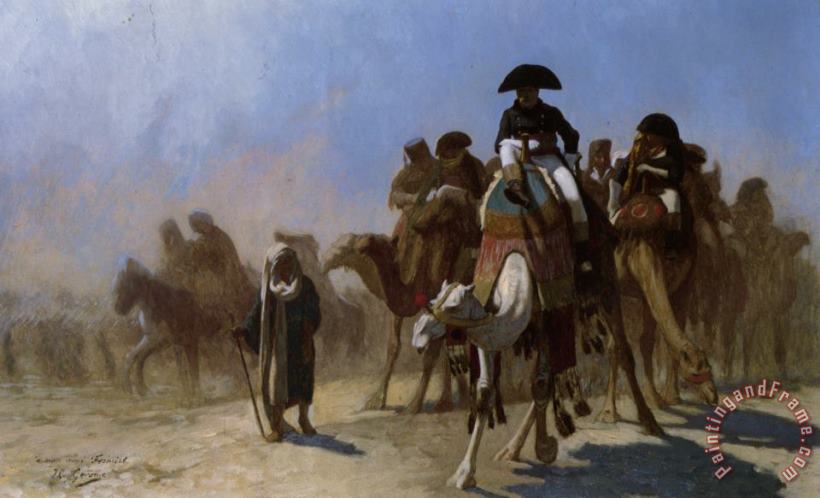 Jean Leon Gerome Napoleon And His General Staff Art Painting