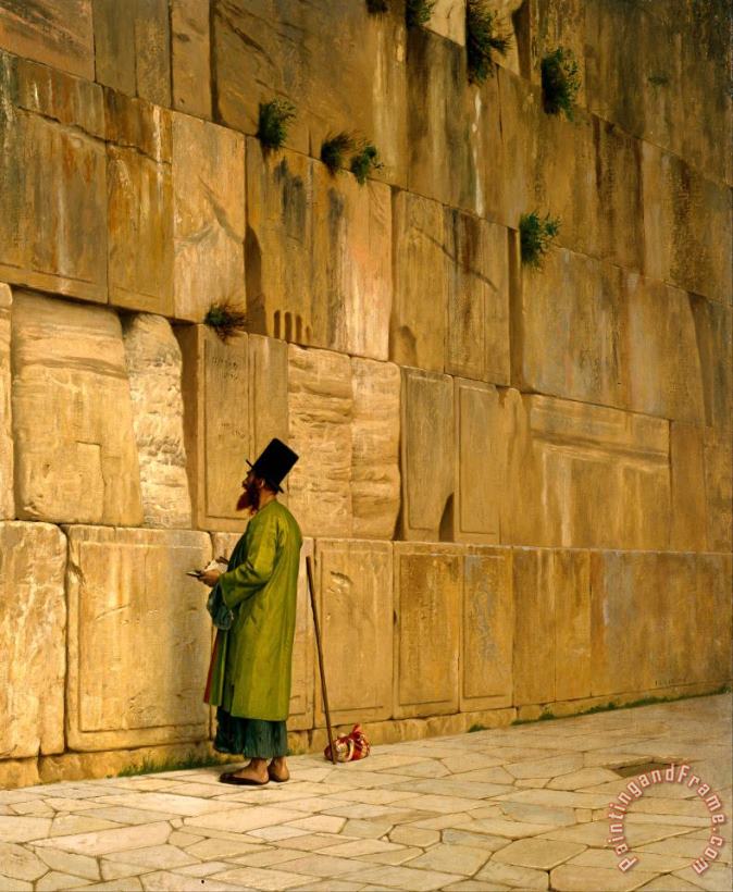Jean Leon Gerome The Wailing Wall Art Painting
