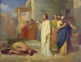 Jesus Healing the Leper by Jean Marie Melchior Doze