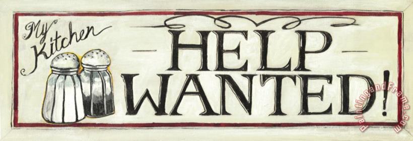Help Wanted painting - Jennifer Garant Help Wanted Art Print