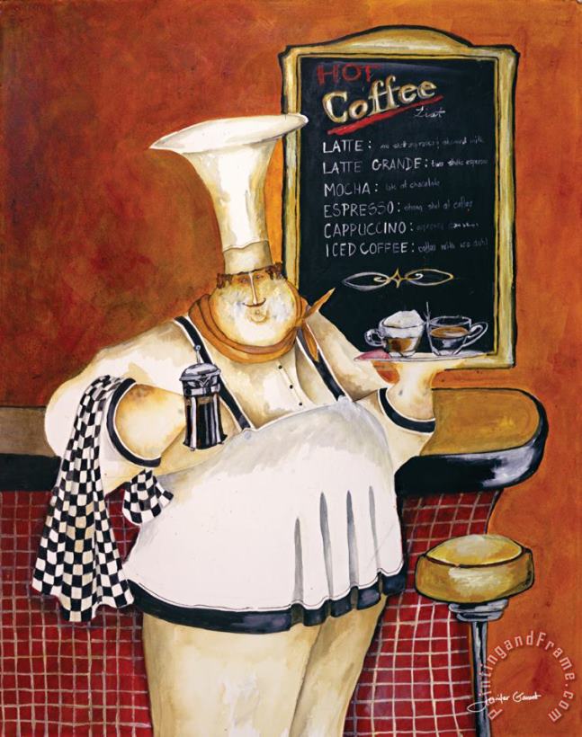 Jennifer Garant Mocha Java Art Painting
