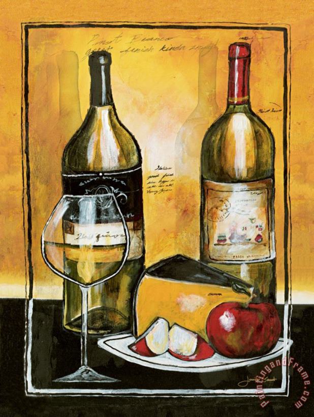 Jennifer Garant Wine Notes I Art Painting