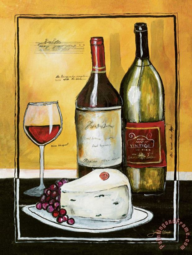Jennifer Garant Wine Notes II Art Painting