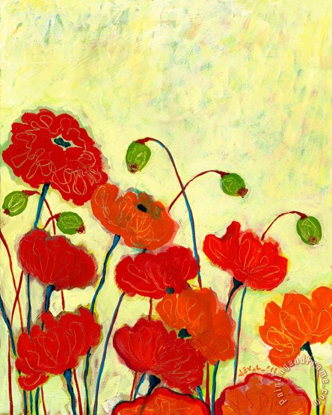 Jennifer Lommers Wishful Blooming Art Painting