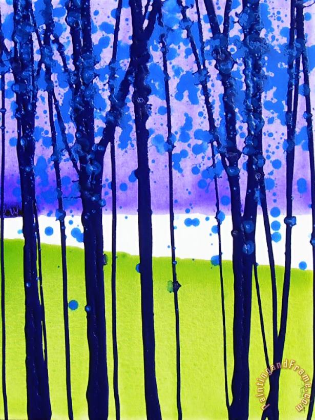 Landscape with Trees III painting - Jerome Lawrence Landscape with Trees III Art Print