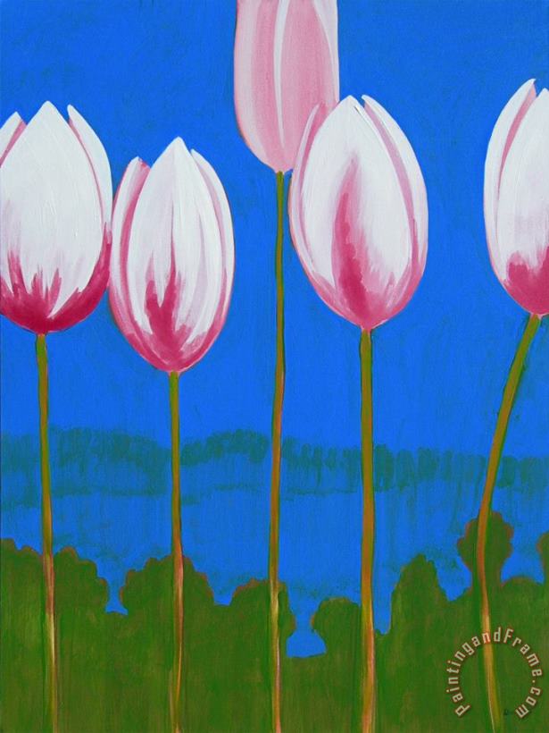 People are Tulips Also painting - Jerome Lawrence People are Tulips Also Art Print