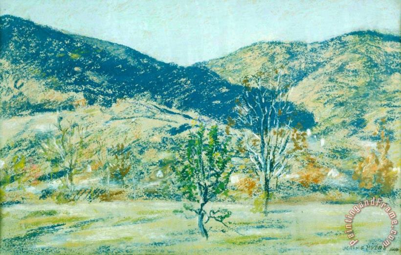 Landscape painting - Jerome Myers Landscape Art Print