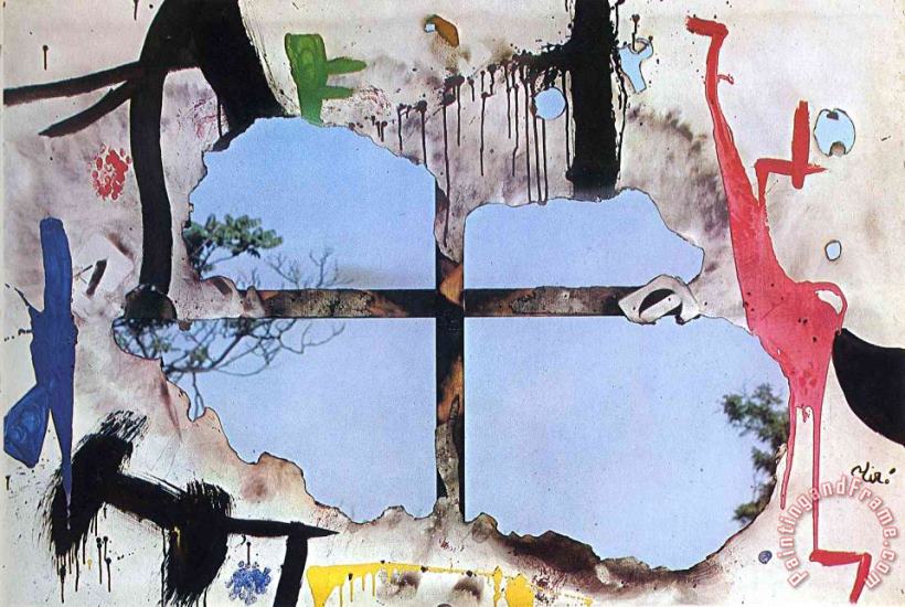 Joan Miro Burnt Canvas I, 1973 Art Print