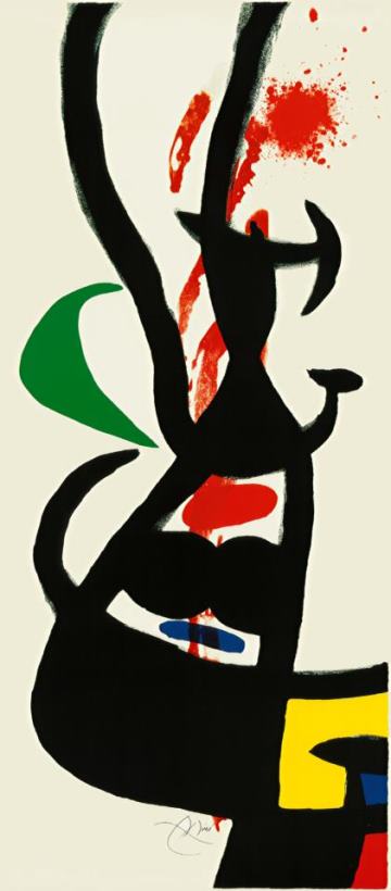 Chef Des Equipages painting - Joan Miro Chef Des Equipages Art Print