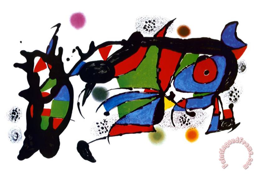 Joan Miro Obra De Joan Miro Art Print