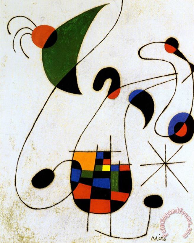The Melancholic Singer painting - Joan Miro The Melancholic Singer Art Print
