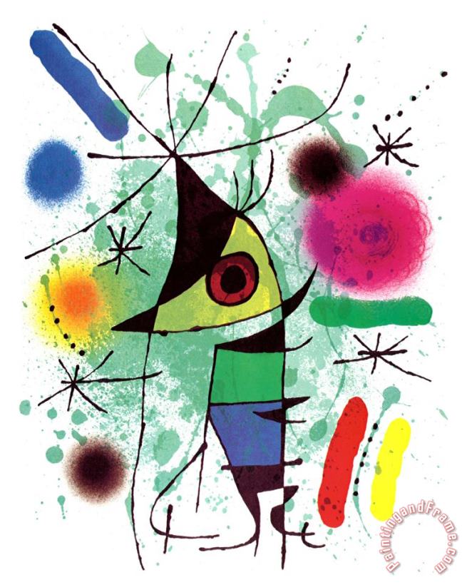 The Singing Fish painting - Joan Miro The Singing Fish Art Print
