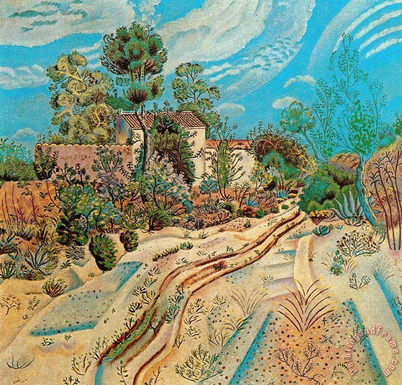 The Waggon Tracks painting - Joan Miro The Waggon Tracks Art Print